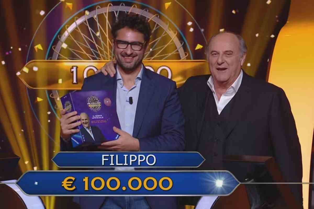 GERRY SCOTTI COL CAMPIONE FILIPPO
