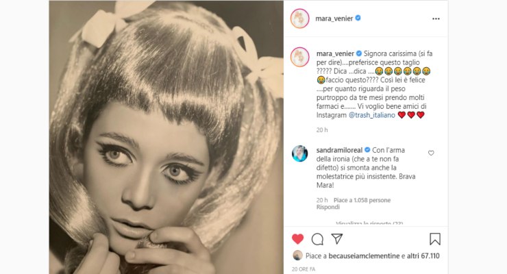 Mara Venier medicinali