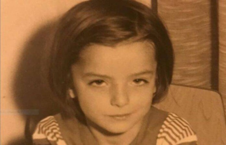 Alba Parietti da Bambina