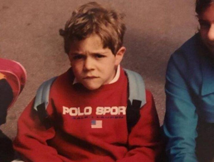 Tommaso Zorzi da piccolo