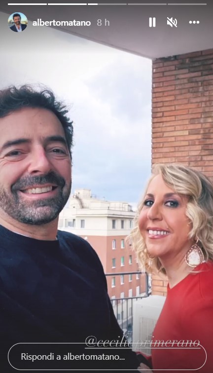 Alberto Matano e Cecilia Primerano