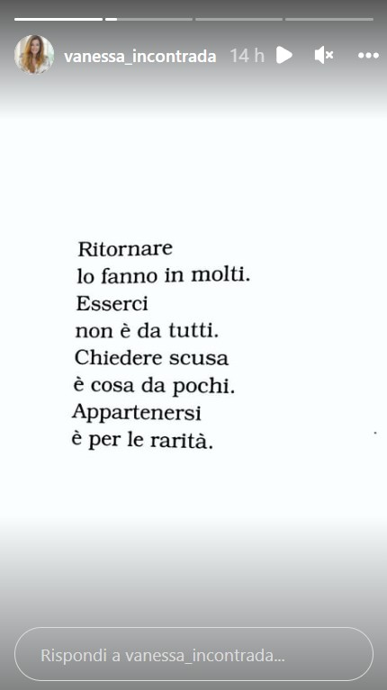 Stories di Vanessa Incontrada