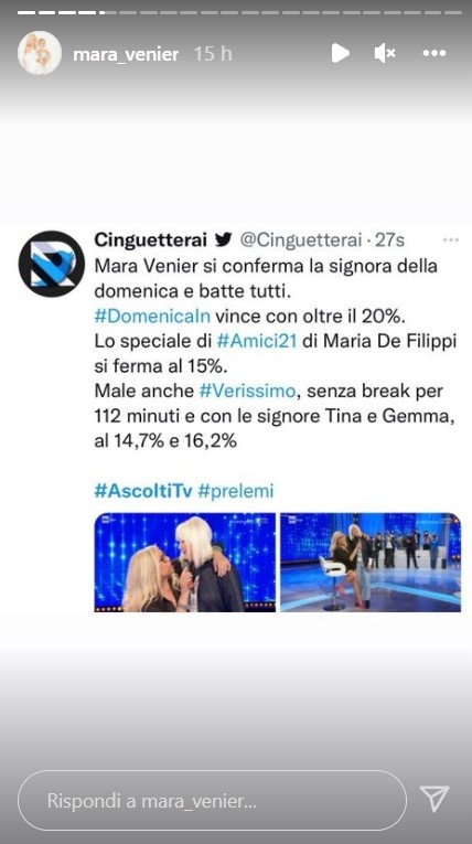 Stories di Mara Venier