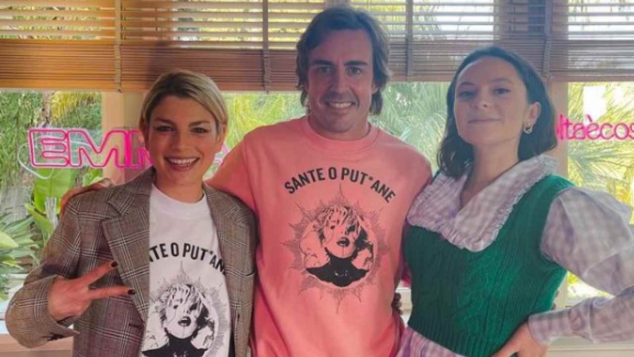 Emma Marrone, Fernando Alonso e Francesca Michielin