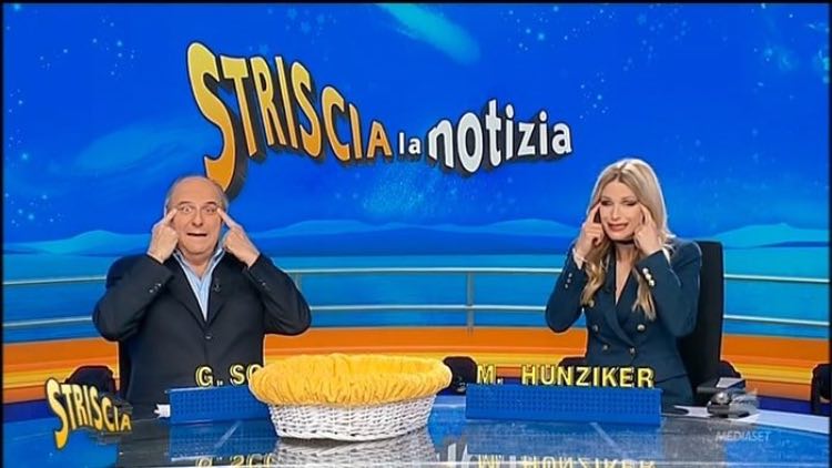 Striscia la notizia Gerry Scotti sconvolto rissa