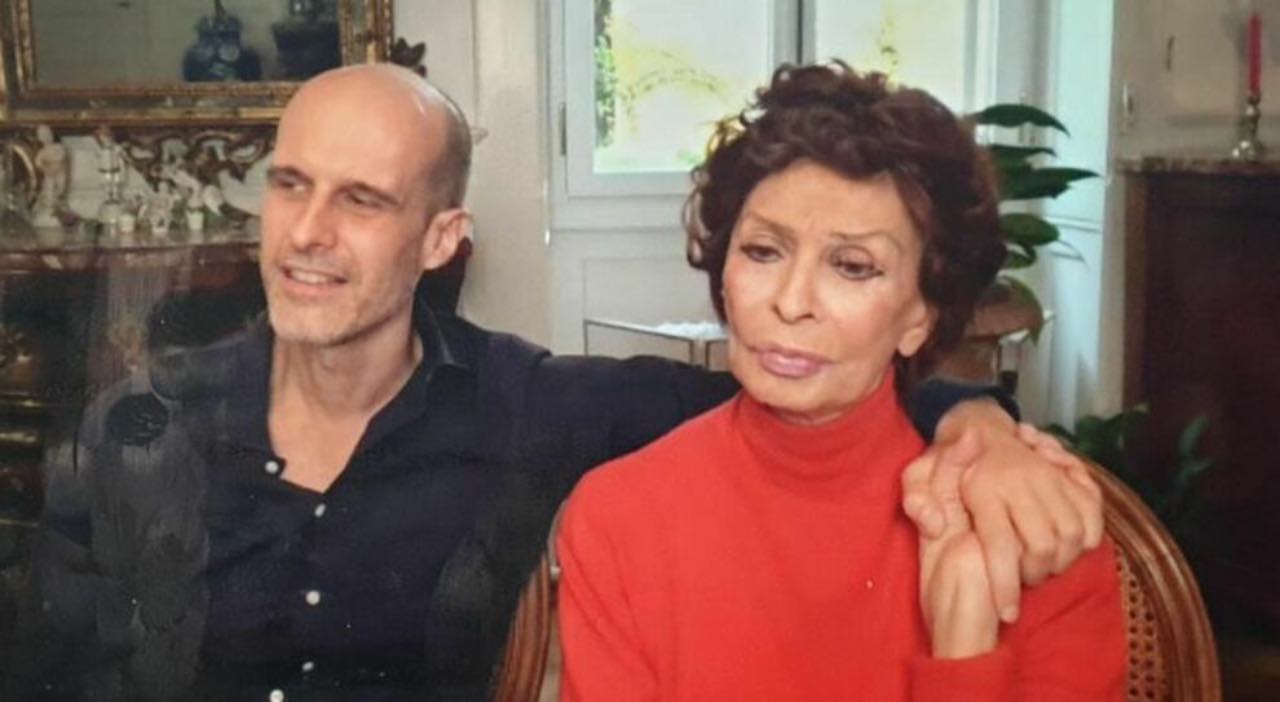 Edoardo Ponti e Sophia Loren
