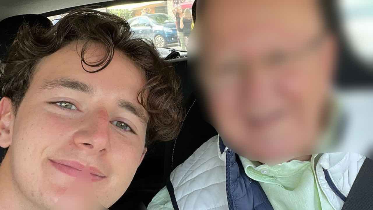 Massimo Boldi e suo nipote