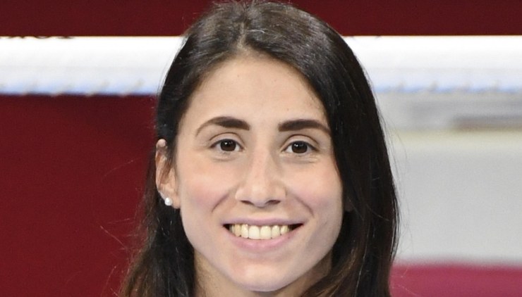 Irma Testa sorride