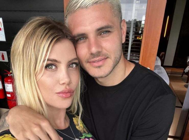 Wanda Nara e Mauro Icardi foto rete ildemocratico.com 20221227