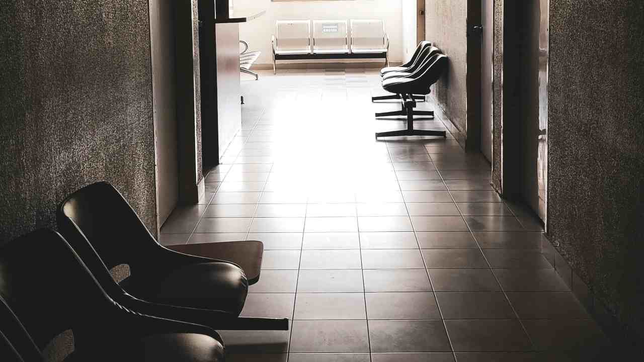 Sala d'attesa di un ospedale