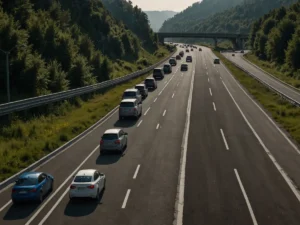 Auto in autostrada